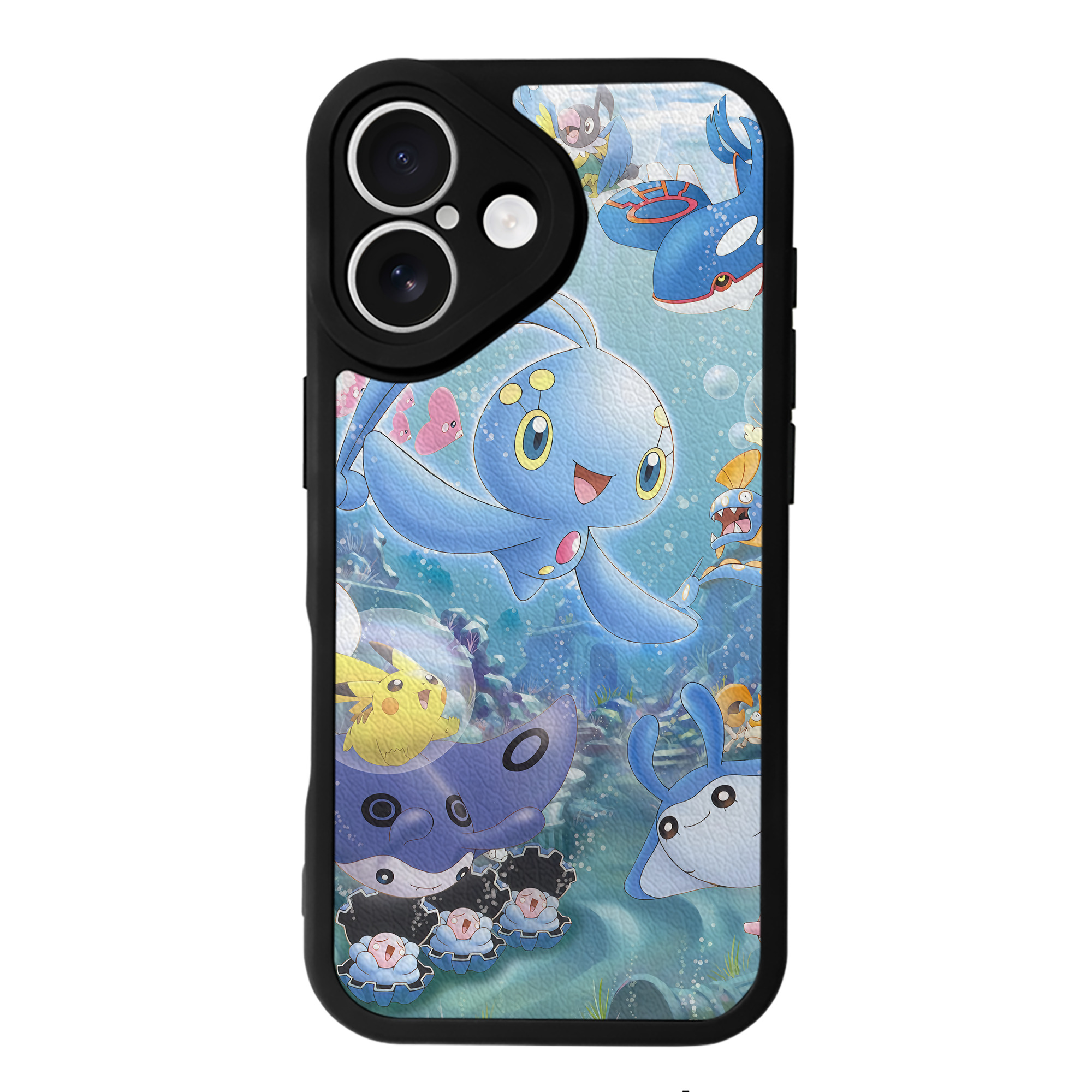 （画像用） ポケットモンスター Pokémon 【iPhone 16シリーズ対応】シリコンスマホケース（レザー調） 材質：シリコン